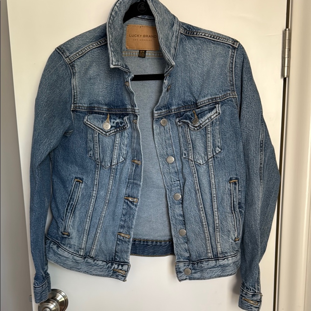 Lucky Brand Blue Denim Trucker Jacket